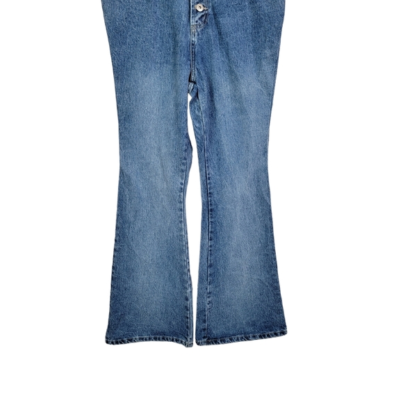 Route 66 Vintage Y2K Low Waisted Button Fly Flaired Led Bell Bottom Jean 5/6 - Picture 6 of 15